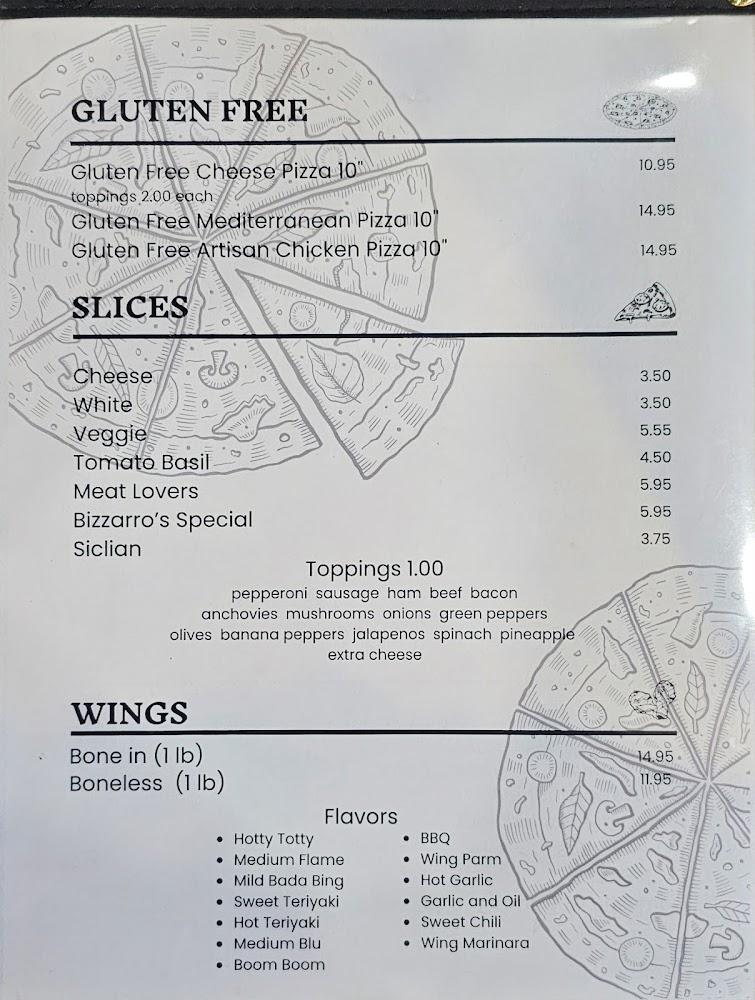 BIZZARRO PIZZA & PASTA Sicilian Cheese Pizza