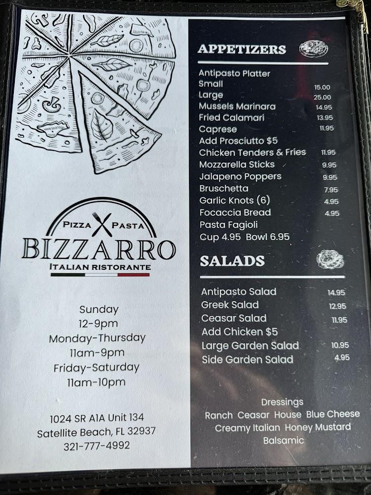 BIZZARRO PIZZA & PASTA Menu image 4